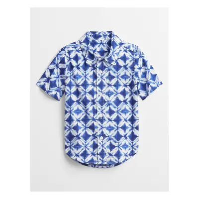 GAP Dětská košile poplin shirt - Kluci