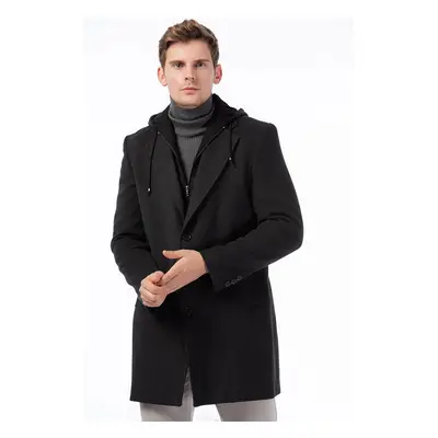 PLT8376 DEWBERRY MEN'S COAT-ANTHRACITE