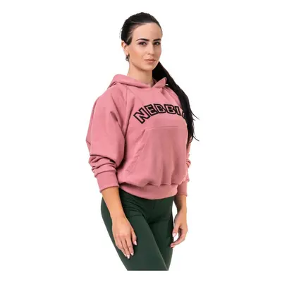 Dámská mikina Nebbia Hero Iconic Hero hoodie old rose