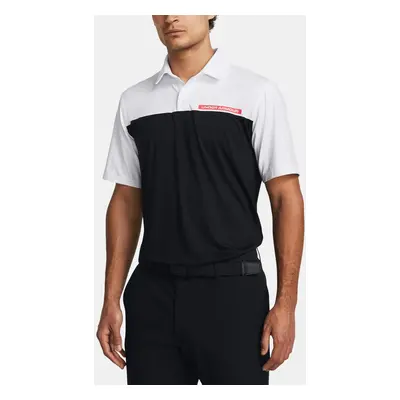 Under Armour Tričko UA T2G Color Block Polo-BLK - Pánské