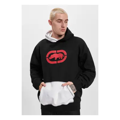 Pánská mikina s kapucí Ecko Unltd. Hoody černá/červená/bílá