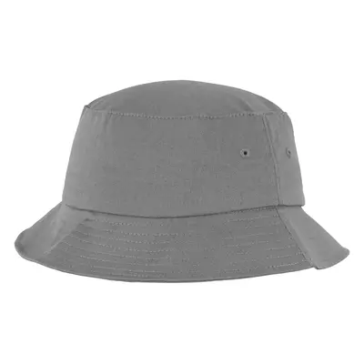 Klobouk Flexfit Cotton Twill Bucket Hat šedý