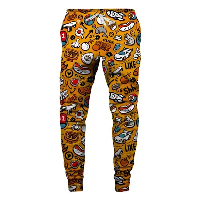 Aloha From Deer Unisex's Crazy Doodles Sweatpants SWPN-PC AFD901