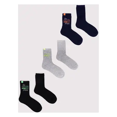 Yoclub Kids's Socks 3-Pack SKA-0158C-AA00-002