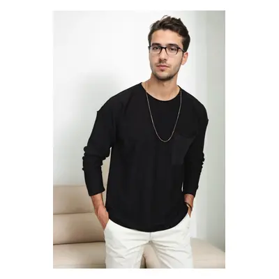 91626 Dewberry Knitwear Mens Sweater-BLACK