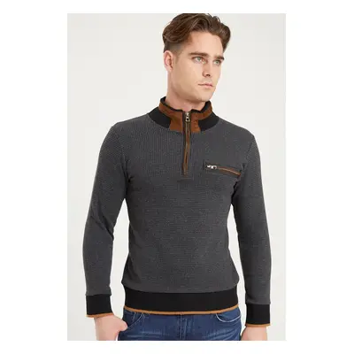 1039 DEWBERRY MEN'S SWEATSHIRT-ANTHRACITE