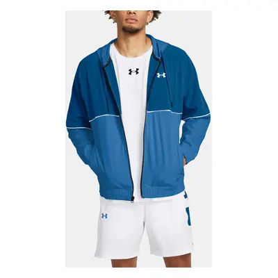 Under Armour Bunda UA Baseline Woven Jacket-BLU - Pánské