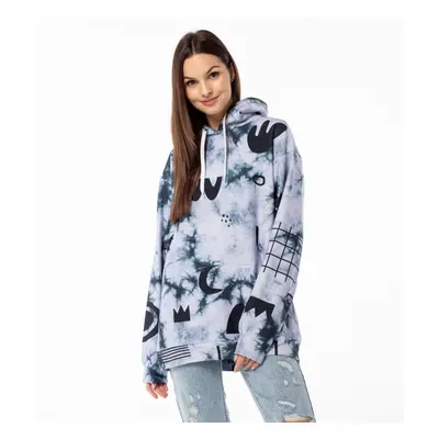 Mr. GUGU & Miss GO Woman's Funky Tie Dye Hoodie OVS-FM