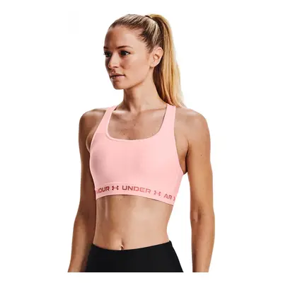 Dámská podprsenka Under Armour Crossback Mid Bra pink