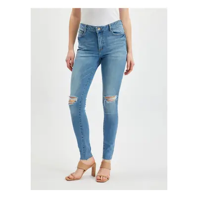 Orsay Světle modré dámské skinny fit džíny - Dámské