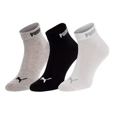 Puma Unisex's 3Pack Socks White/Black/Grey