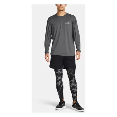 Under Armour Legíny UA HG IsoChill Prtd Leggings-BLK - Pánské