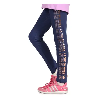 Yoclub Kids's Leggings ULD-0021G-6100 Navy Blue