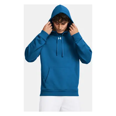 Under Armour Mikina UA Rival Fleece Hoodie-BLU - Pánské