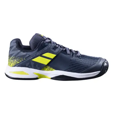 Dětská tenisová obuv Babolat Propulse Clay Junior Boy Grey/Aero