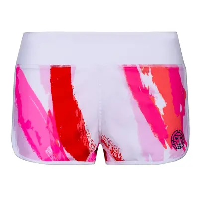 Dámské šortky BIDI BADU Hulda Tech In Shorts White/Red