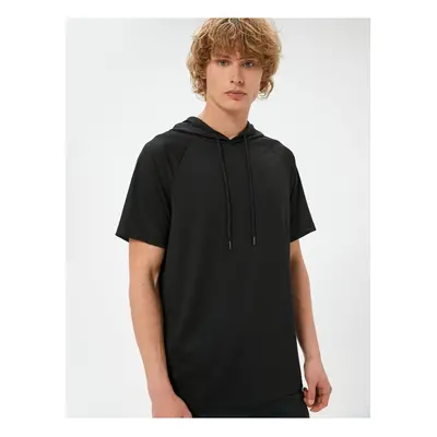 Koton Sports T-Shirt Hooded Short Sleeve