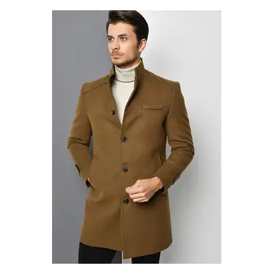 PLT8391 DEWBERRY MEN'S COAT-CAMEL