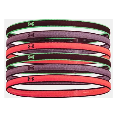 Under Armour Čelenky UA Mini Headbands (6pk)-MRN - Dámské