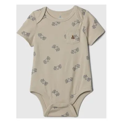 GAP Baby body z logem - Kluci