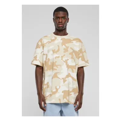 Pánské tričko Oversized Simple Camo světlé/maskáčové