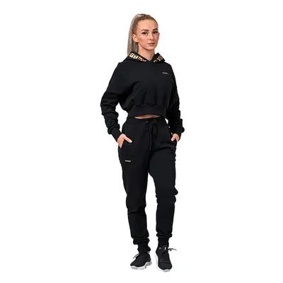 Dámské tepláky Nebbia Intense Sweatpants Gold Classic black