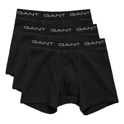 3PACK pánské boxerky Gant černé