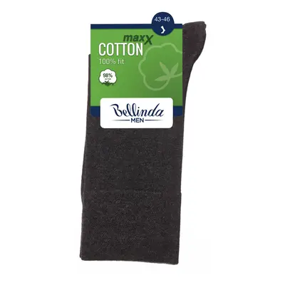 Tmavě šedé pánské ponožky Bellinda COTTON MAXX MEN SOCKS