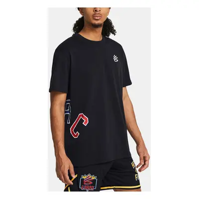 Under Armour Tričko Curry Arc HW Tee-BLK - Pánské