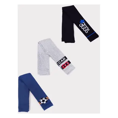 Yoclub Kids's Boys' Long Johns 3-Pack RAK-0001C-AA00-002