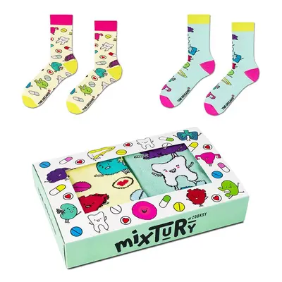 ZOOKSY/RAINBOW SOCKS Sada ponožek Zooxy mixTURY orgány Pairs