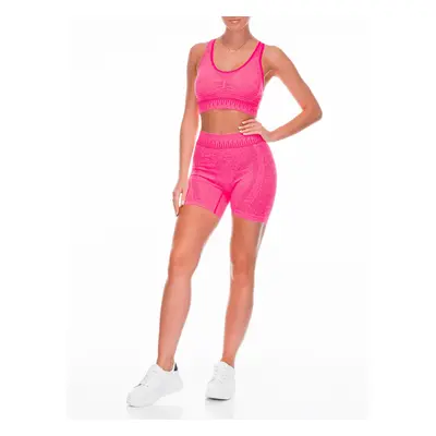 Edoti Women's set sports bra + shorts ZL