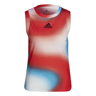 Dámské tílko adidas Melbourne Printed Match Tank White/Red/Blue