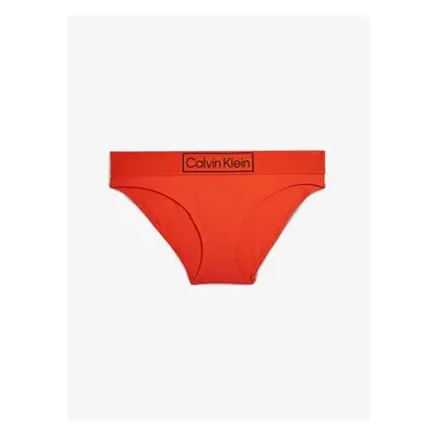 Oranžové dámské kalhotky Calvin Klein Underwear - Dámské