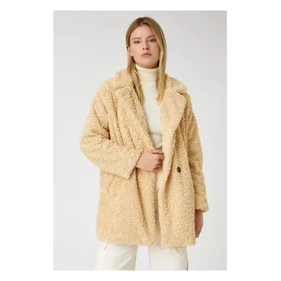 Koton Women's Beige Coat