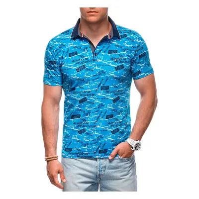 Edoti Printed Men's Polo Shirt