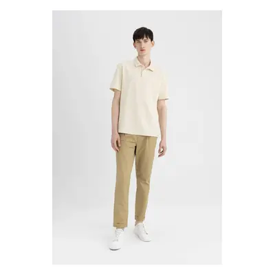 DEFACTO Tapered Fit Double Hem Twill Trousers