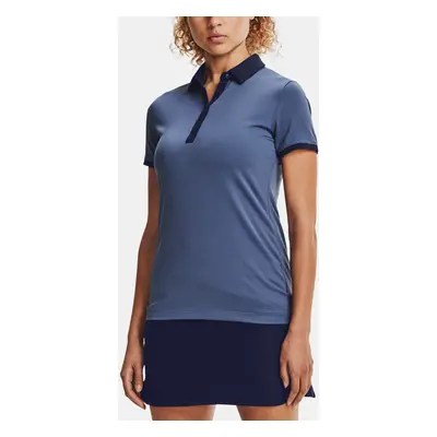 Under Armour Tričko Zinger SS Novelty Polo-BLU - Dámské