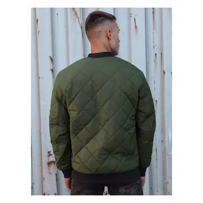 DStreet Kurtka męska pikowana bomber jacket zielona