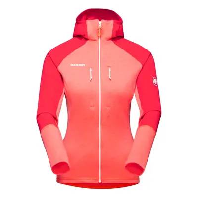 Dámská bunda Mammut Eiswand Advanced ML Hooded Jacket Barberry/Azalea