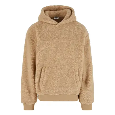 Pánská mikina kapucí Teddy Hoody béžová