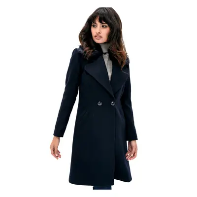 Z6643 DEWBERRY WOMEN'S COAT-NAVY