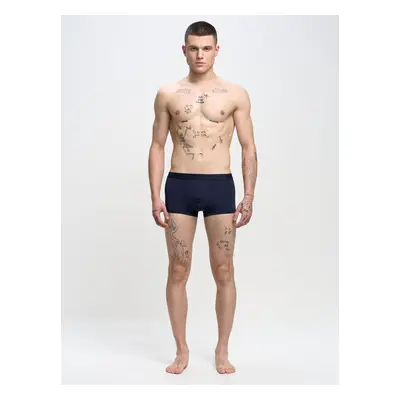 Big Star Man's Boxer Shorts Underwear Blue