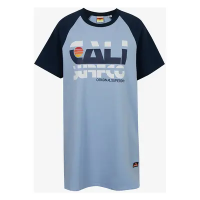 Superdry Šaty Cali Surf Raglan Tshirt Dress - Dámské