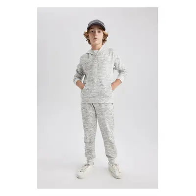 DEFACTO Boy's Waist Tie Elastic Leg Pocket Jogger Sweatpants