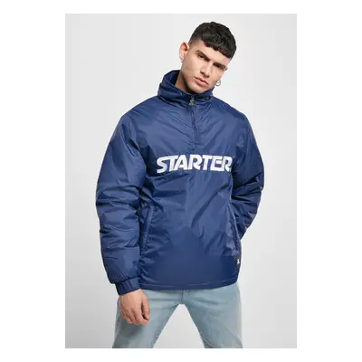 Starter Logo Half Zip Jacket modrá noční