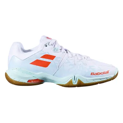 Dámská sálová obuv Babolat Shadow Spirit White/Light Blue