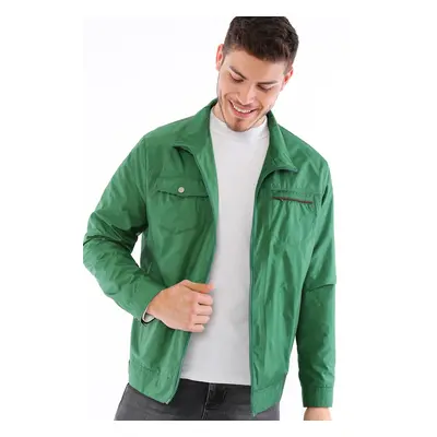 M8646 DEWBERRY MEN'S SLIM COAT-GREEN