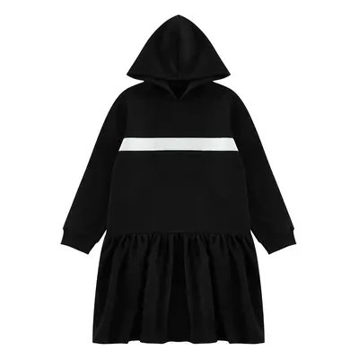 Trendyol Black Midi Color Block Knit Dress