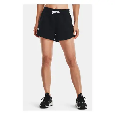 Under Armour Kraťasy Rival Fleece Short-BLK - Dámské